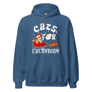 Cats for everybody Hoodie - Weihnachten Katzen Kapuzenpullover