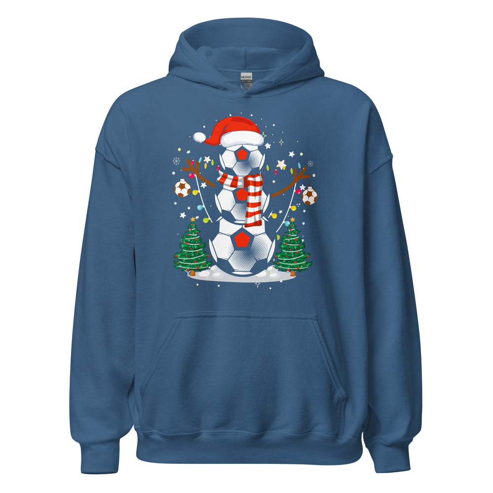 Christmas Football Hoodie - Weihnachten Fussball Kapuzenpullover