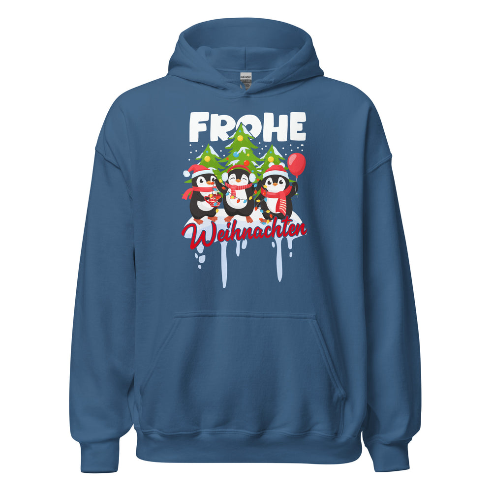 Frohe Weihnachten! Lustige Pinguine Hoodie - Festlicher Kapuzenpullover für fröhliche Tage