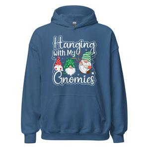 Hanging with my Gnomies Hoodie - Fun Weihnachten Christmas Kapuzenpullover