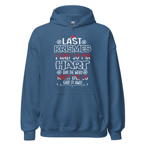 Funny Weihnachts-Hoodie: 'Last Christmas' Typo Edition