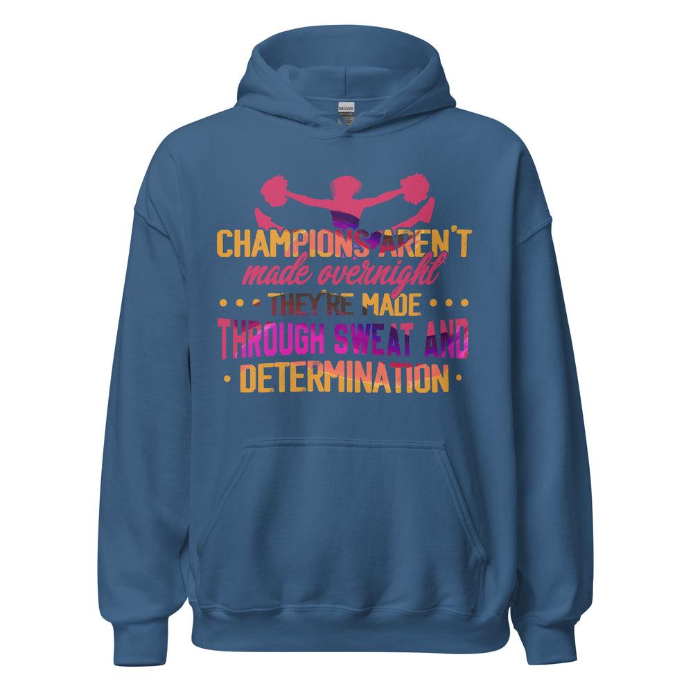 Champions entstehen nicht über Nacht: Hoodie für echte Cheerleading Fans!