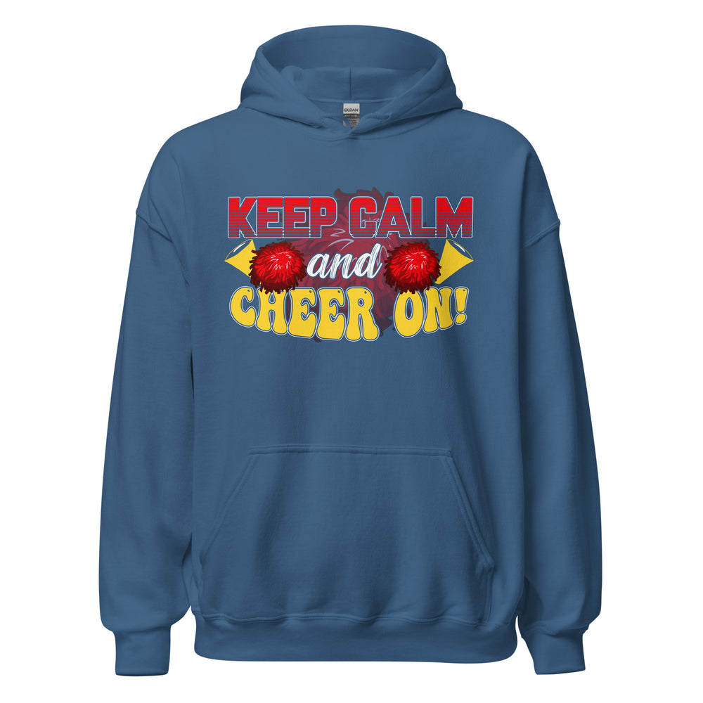 Hoodie mit Motto: Keep Calm and CHEER ON! Cheerleading Power