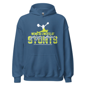 Stunts voller Selbstvertrauen: Cheerleader Fan Hoodie mit motivierendem Spruch