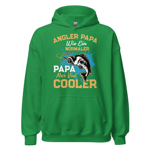 Cooler Hoodie - "Angler Papa, cooler als normaler Papa" - Jetzt bestellen!