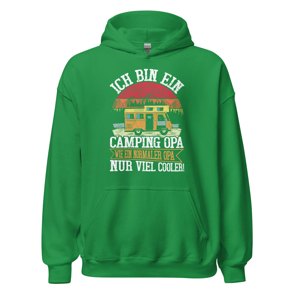 Camping Opa Hoodie | Cooler Kapuzenpullover für Outdoor-Fans