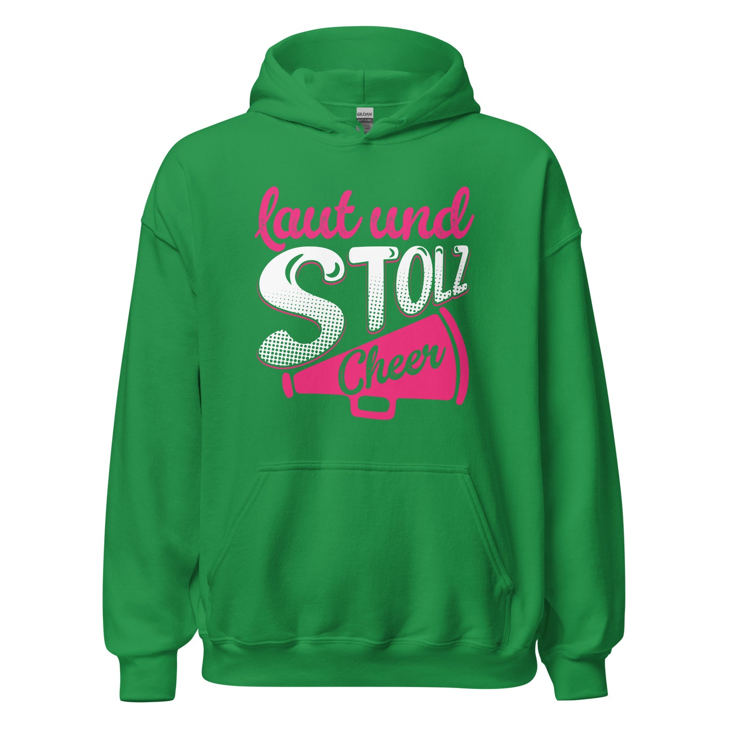Laut und Stolz! Cheer! Hoodie - Trendiger Kapuzenpullover für laute Begeisterung