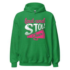 Laut und Stolz! Cheer! Hoodie - Trendiger Kapuzenpullover für laute Begeisterung