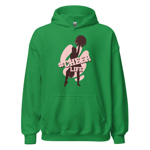 CHEER Life Hoodie - Stylischer Kapuzenpullover für Cheerleading-Fans