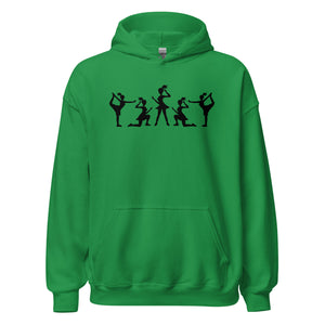 Cheerleading Multi Logo Hoodie - Stylischer Kapuzenpullover für Cheerleader