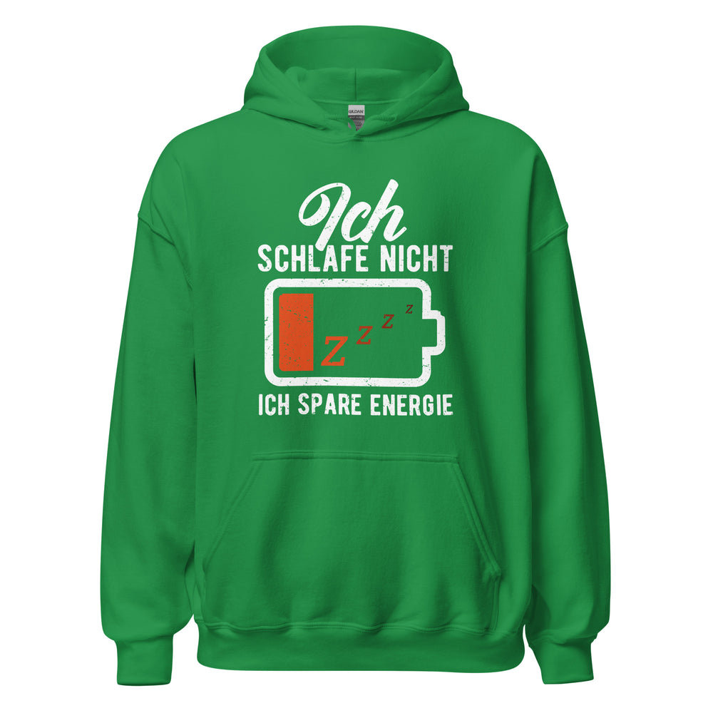 Lustiger Energiespar Hoodie - Ich schlafe nicht!
