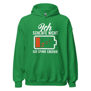 Lustiger Energiespar Hoodie - Ich schlafe nicht!