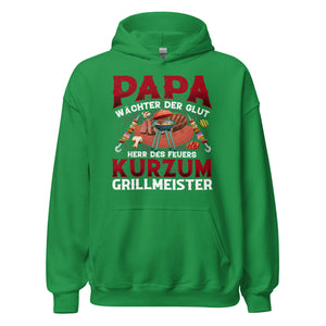PAPA! Wächter der Glut, Herr des Feuers! Grillmeister! | Kapuzenpullover