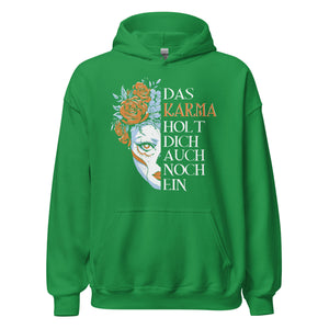 Das Karma holt dich ein!" - Trendiger Kapuzenpullover