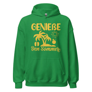 Genieße den Sommer Hoodie | Sommerliebe Kapuzenpullover