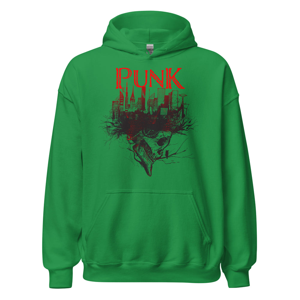 PUNK! Totenkopf Style Hoodie | Trendiger Kapuzenpullover