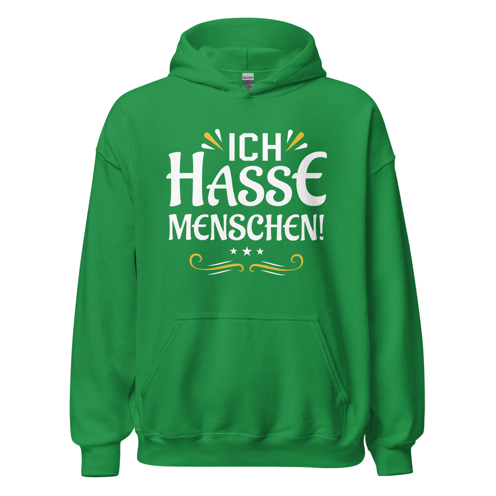 Ich hasse Menschen! Hoodie | Sarkastischer Kapuzenpullover