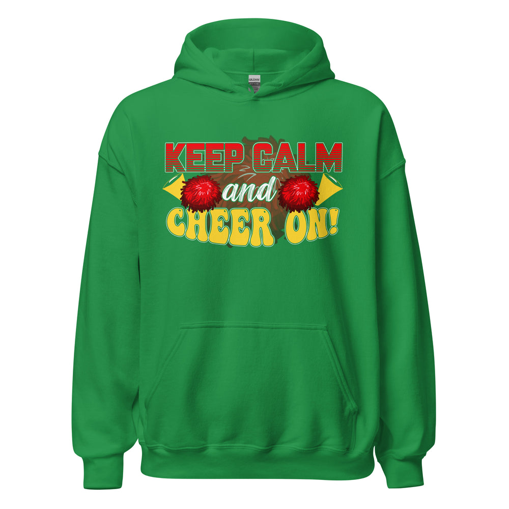 Hoodie mit Motto: Keep Calm and CHEER ON! Cheerleading Power