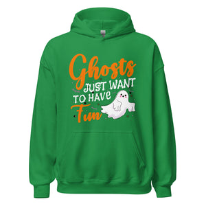 Halloween Hoodie: Ghosts just want to have FUN - Geister-Kapuzenpullover für gruseligen Spaß