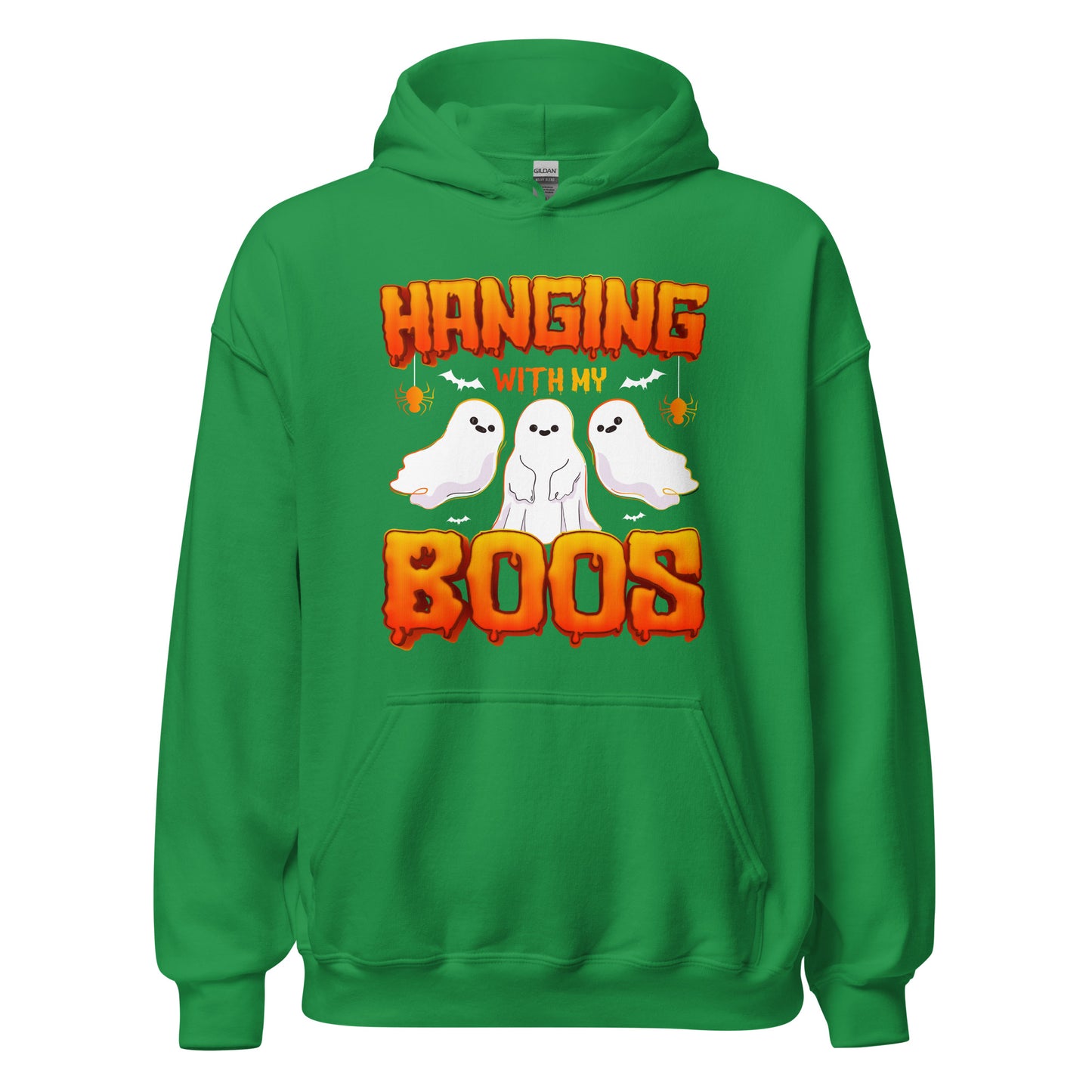 Halloween Hoodie: Hanging with my BOOS - Gespenstischer Kapuzenpullover für unheimlichen Spaß
