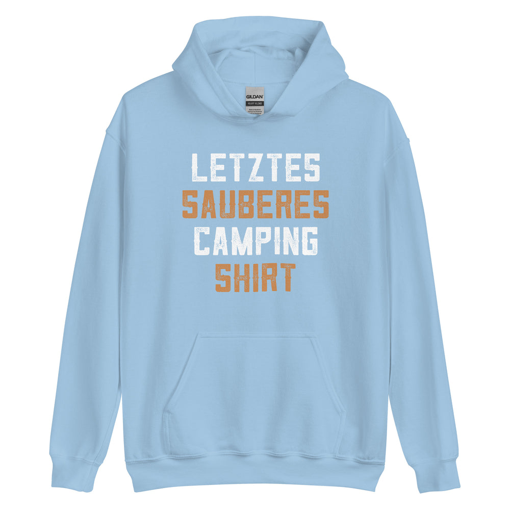 Mein letztes sauberes Camping Shirt Hoodie | Outdoor-Kapuzenpullover für Naturliebhaber