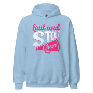 Laut und Stolz! Cheer! Hoodie - Trendiger Kapuzenpullover für laute Begeisterung