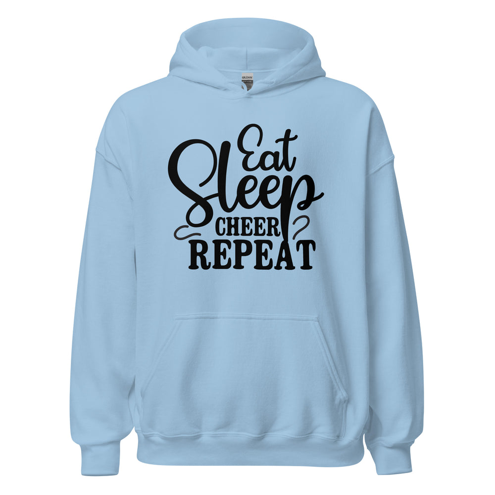 Eat Sleep Cheer Repeat Hoodie - Cooler Kapuzenpullover für Cheerleader