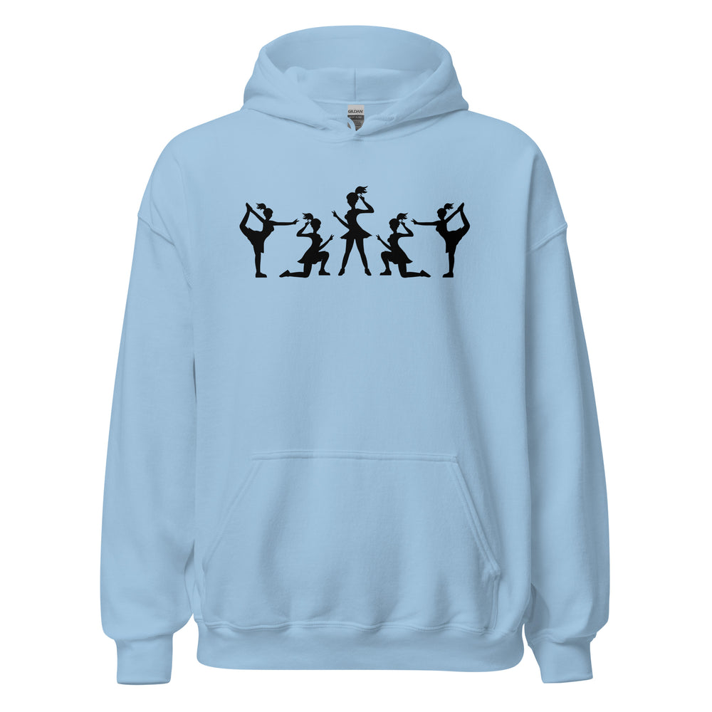 Cheerleading Multi Logo Hoodie - Stylischer Kapuzenpullover für Cheerleader