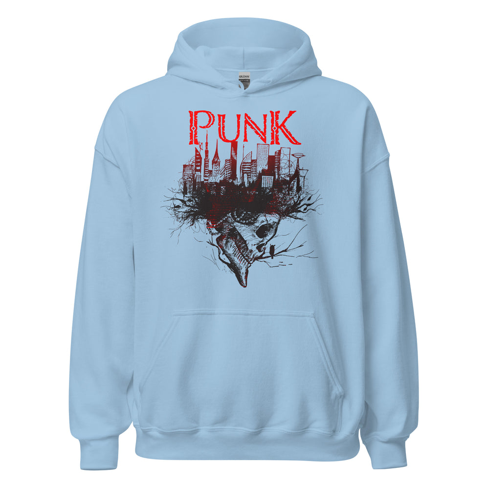 PUNK! Totenkopf Style Hoodie | Trendiger Kapuzenpullover