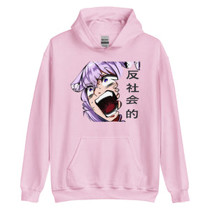 ATI Social Anime! Hoodie | Stylischer Kapuzenpullover für Anime-Fans