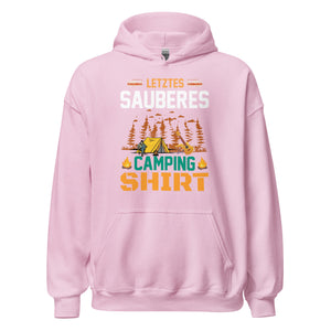 Letztes sauberes Camping Shirt Hoodie | Outdoor-Kapuzenpullover für Campingliebhaber