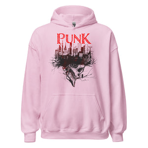 PUNK! Totenkopf Style Hoodie | Trendiger Kapuzenpullover