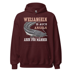 Cooler Hoodie mit dem Spruch "Welsangeln, viel cooler als angeln" - Jetzt entdecken!