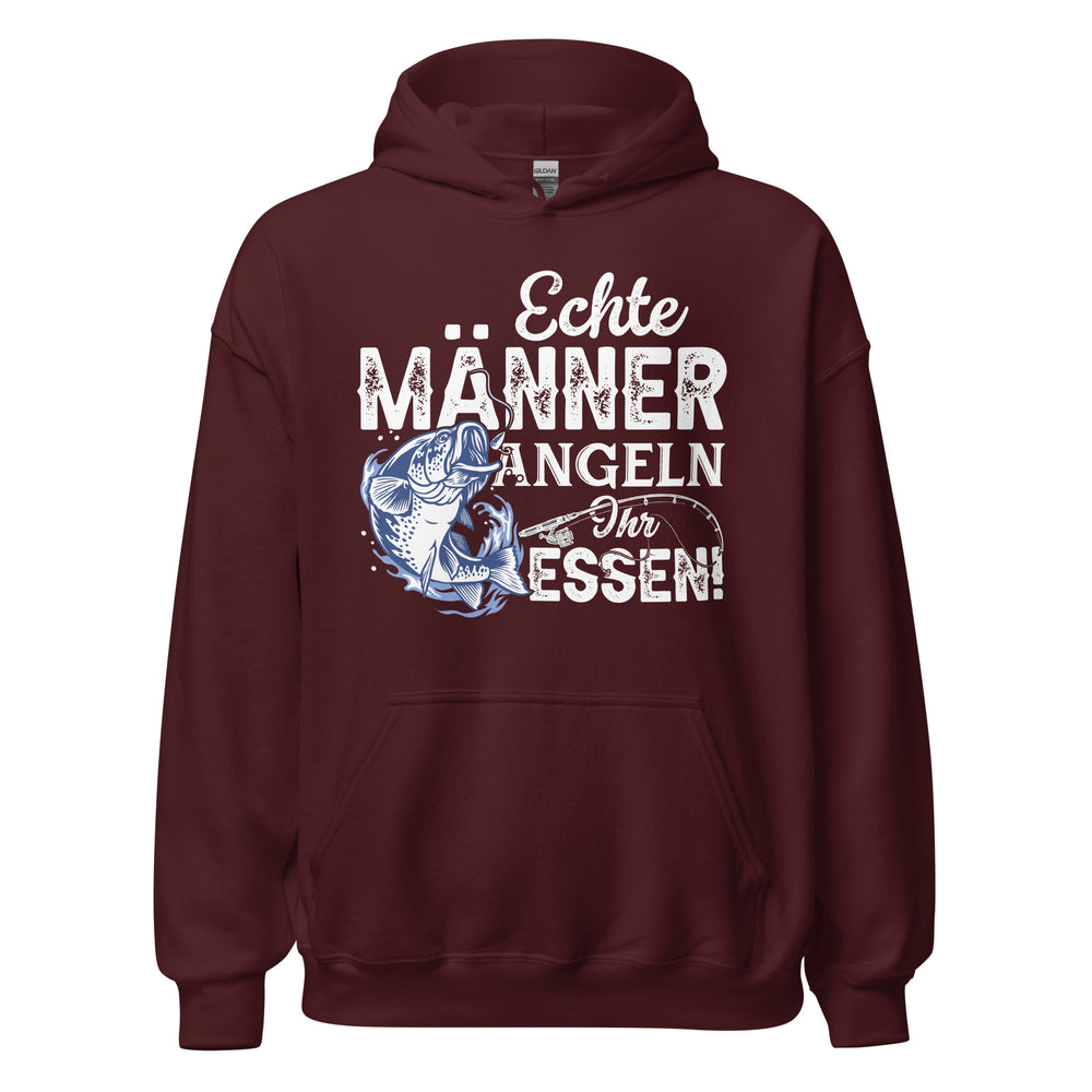 Stylischer Hoodie - "Echte Männer angeln Ihr Essen" - Jetzt entdecken!