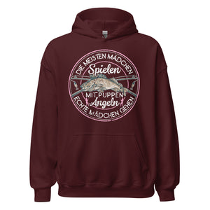 Stylischer Hoodie - "Coole Mädchen gehen angeln" - Jetzt entdecken!