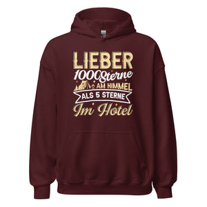Lieber 1000 Sterne Hoodie | Outdoor-Kapuzenpullover für Naturliebhaber