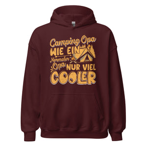 Camping Opa Hoodie | Cooler Kapuzenpullover für Outdoor-Liebhaber