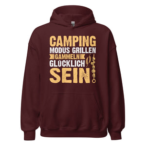 Camping Modus Hoodie | Gemütlicher Kapuzenpullover für Outdoor-Liebhaber