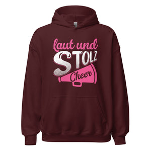 Laut und Stolz! Cheer! Hoodie - Trendiger Kapuzenpullover für laute Begeisterung