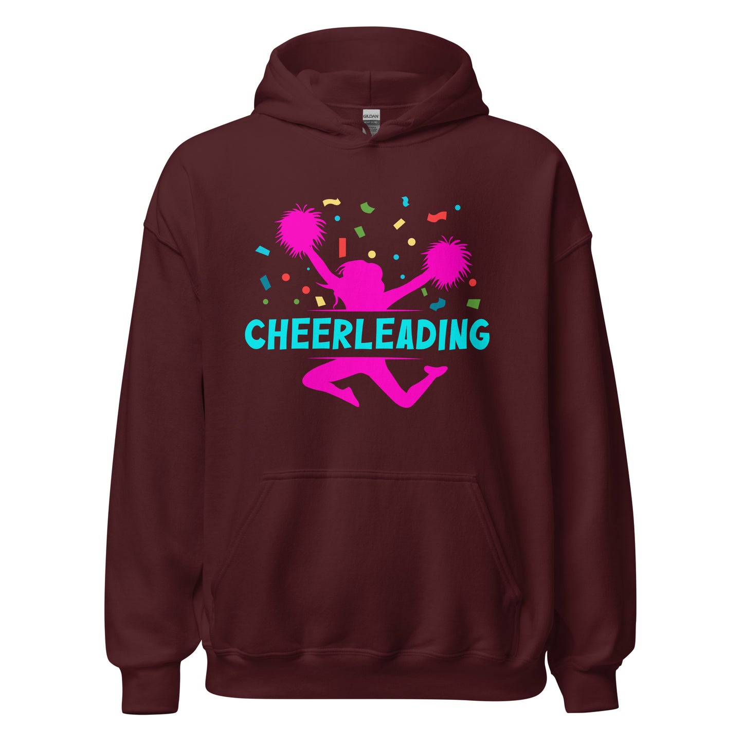 Cheerleading Pomms Hoodie - Stylischer Kapuzenpullover für Cheer-Fans
