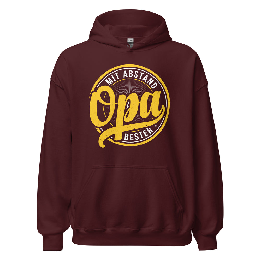 Mit Abstand der beste Opa Hoodie | Lustiger Spruch Kapuzenpullover