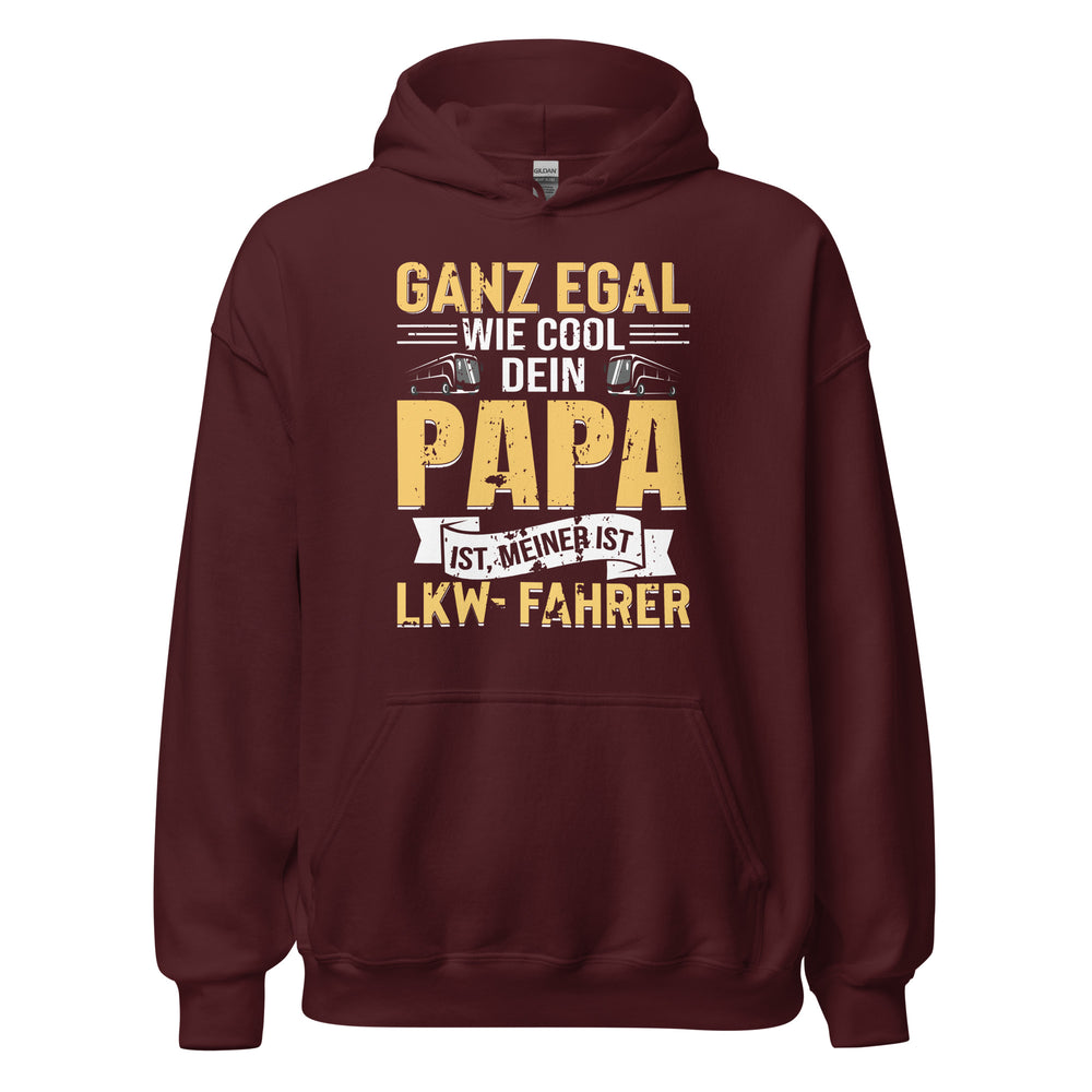 Mein Papa, der LKW Fahrer Hoodie | Cooler Spruch Kapuzenpullover