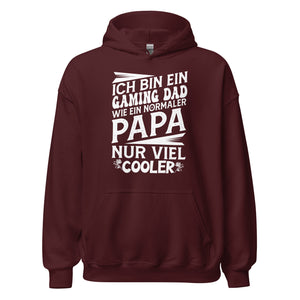 Hochwertiger Gaming Papa Hoodie - Cooler als ein normaler Papa