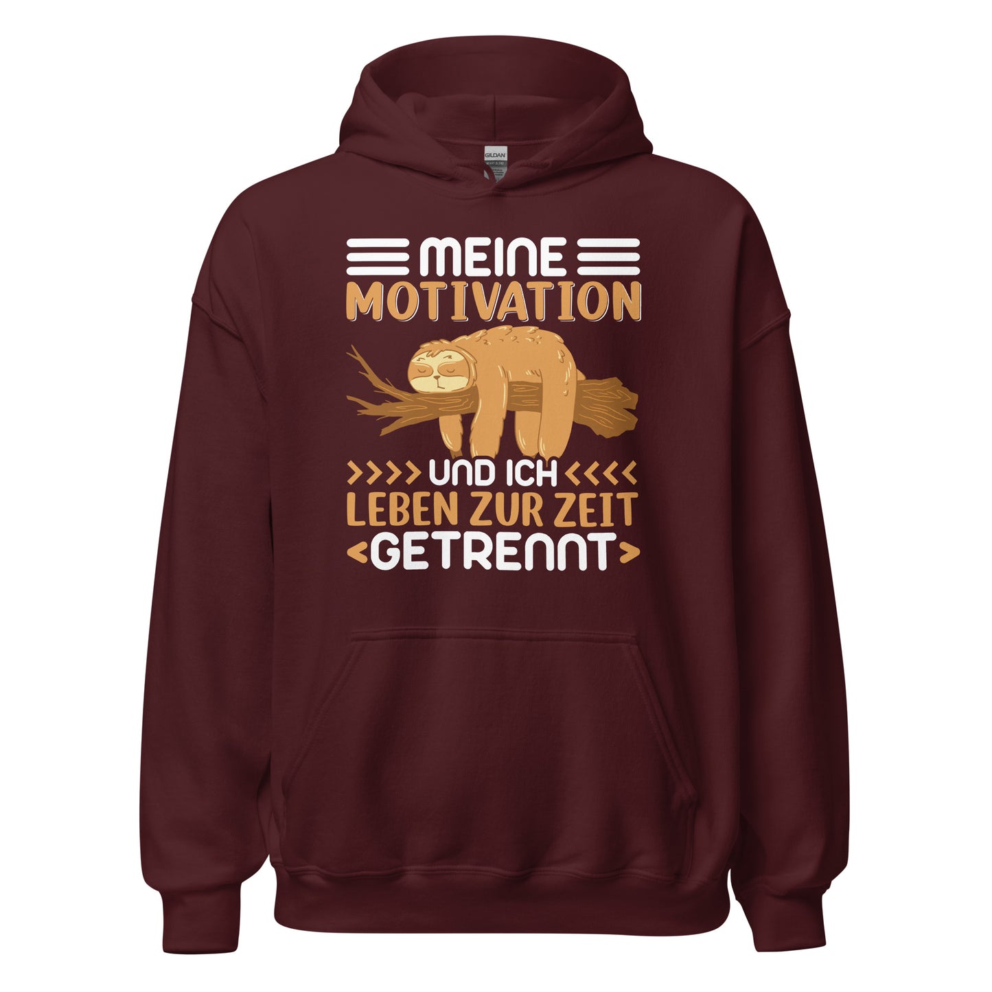 Lustiger Motivation Hoodie - Motivation und ich getrennt!