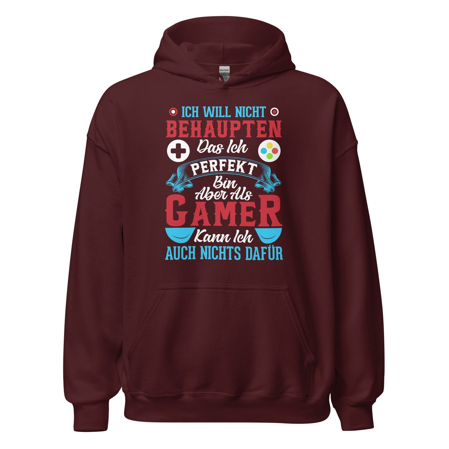 Perfekter Hoodie für Gamer - "Ich bin als Gamer PERFEKT!"