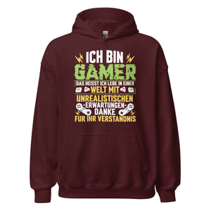 Gamer Hoodie | Lustiger Kapuzenpullover für Gaming-Enthusiasten