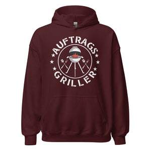 Auftrags-Grill-Kapuzenpullover | Spruch: "Der im Auftrag GRILLT!"