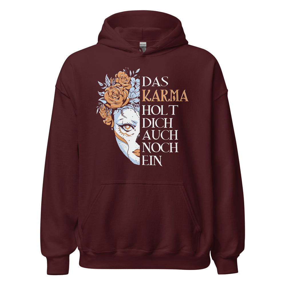 Das Karma holt dich ein!" - Trendiger Kapuzenpullover