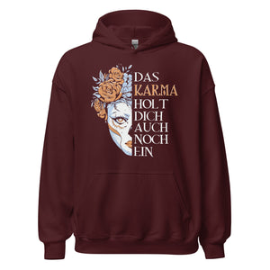 Das Karma holt dich ein!" - Trendiger Kapuzenpullover