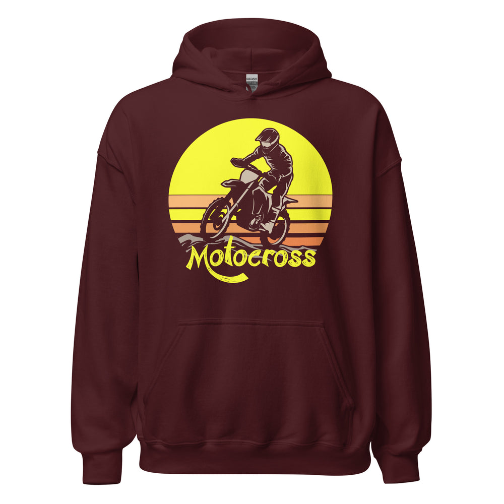 Motocross Retro Vintage Hoodie - Stilvoller Look für echte Fans